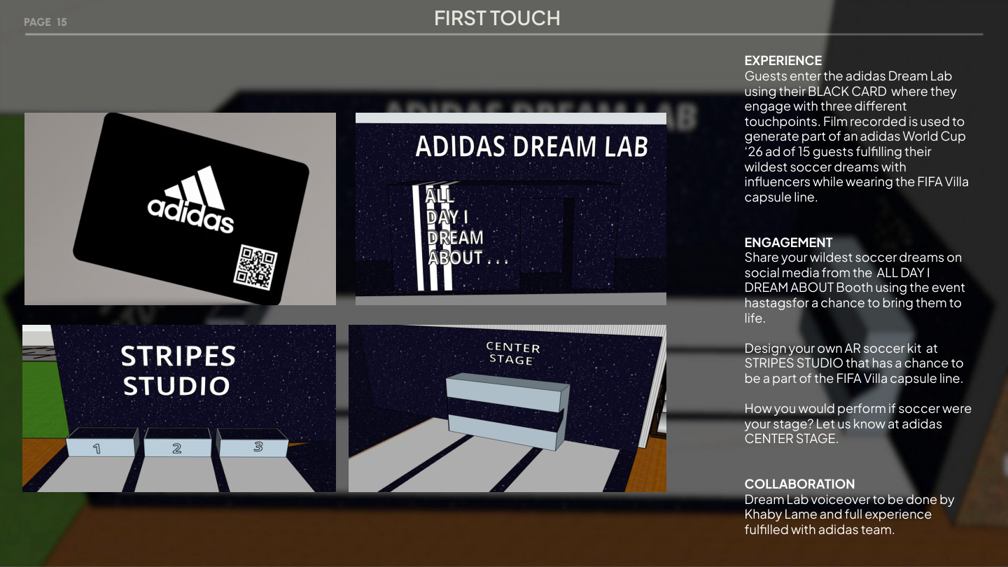 FIFA Villa Slide 15 — adidas Dream Lab
